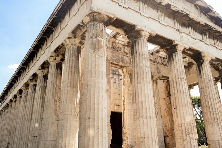 templo de Hefesto, en el Ágora de Atenas