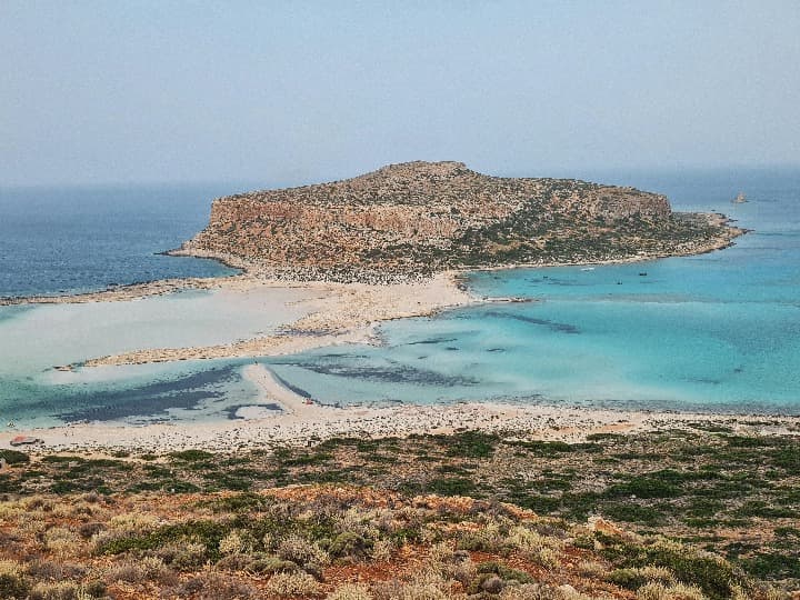 playa de la laguna de balos, una de las mejores playas de creta