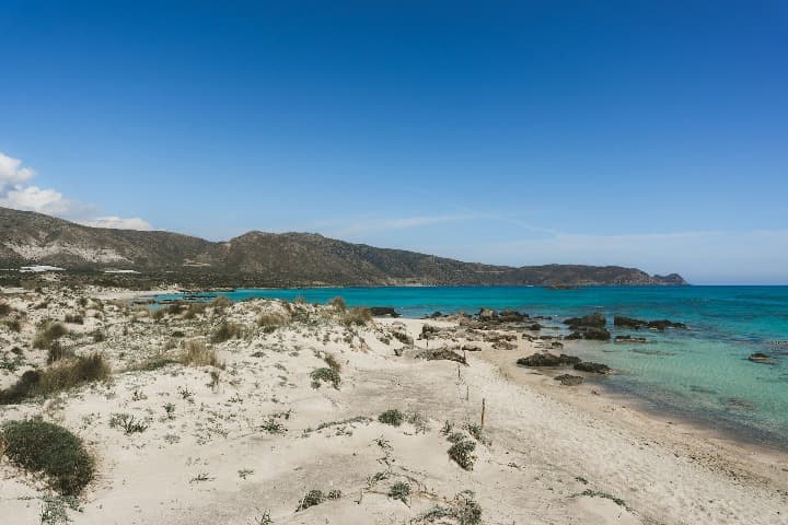 playa de elafonissi en creta